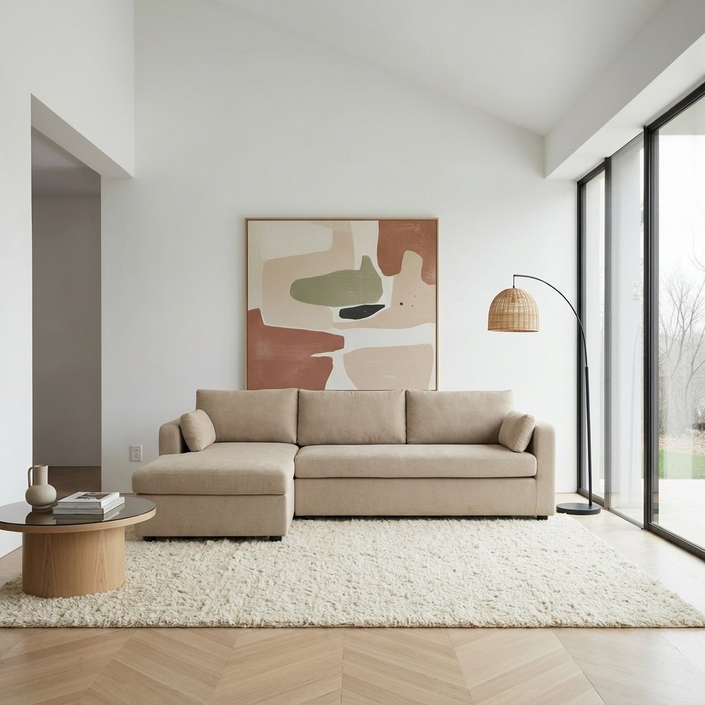 Boulder Sleeper Sectional with Storage Chaise - Altera