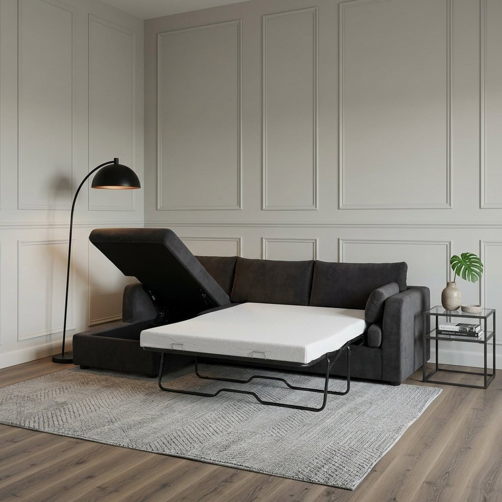 Boulder Sleeper Sectional with Storage Chaise - Altera