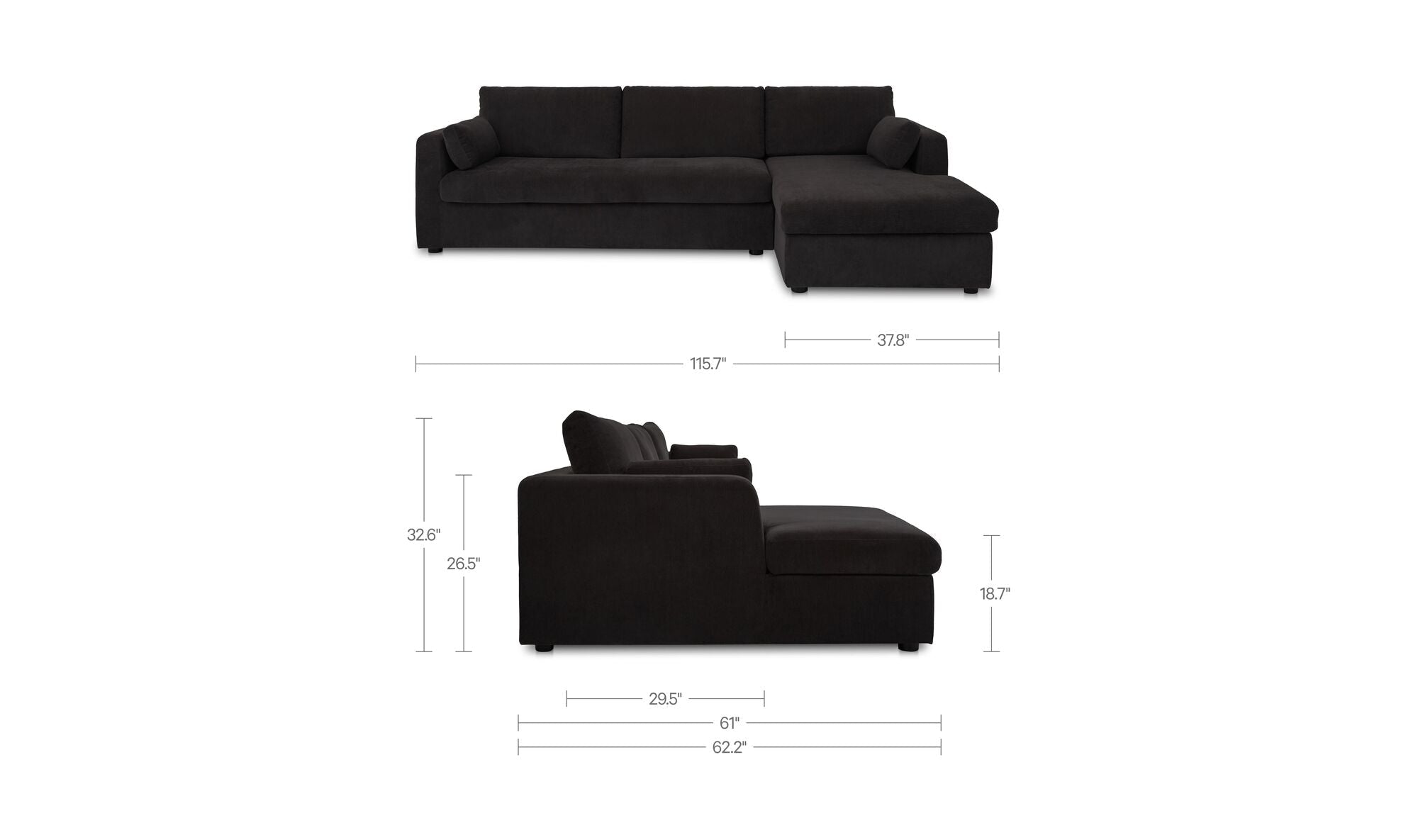 Noir / D'accord dimensions