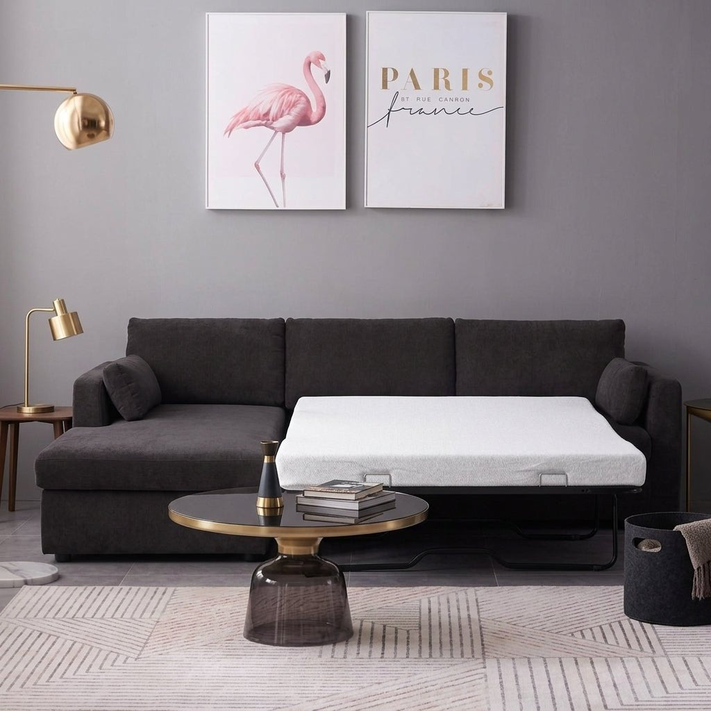 Boulder Sleeper Sectional with Storage Chaise - Altera