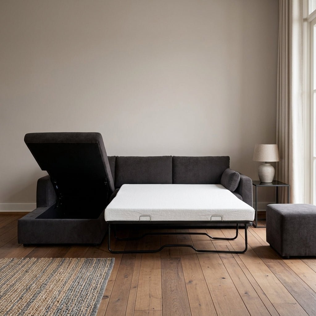 Boulder Sleeper Sectional with Storage Chaise - Altera