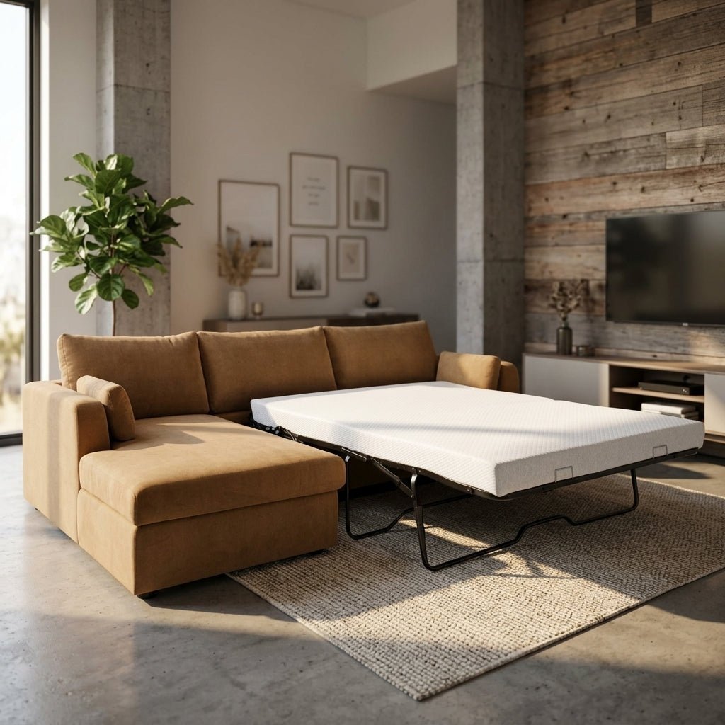 Boulder Sleeper Sectional with Storage Chaise - Altera