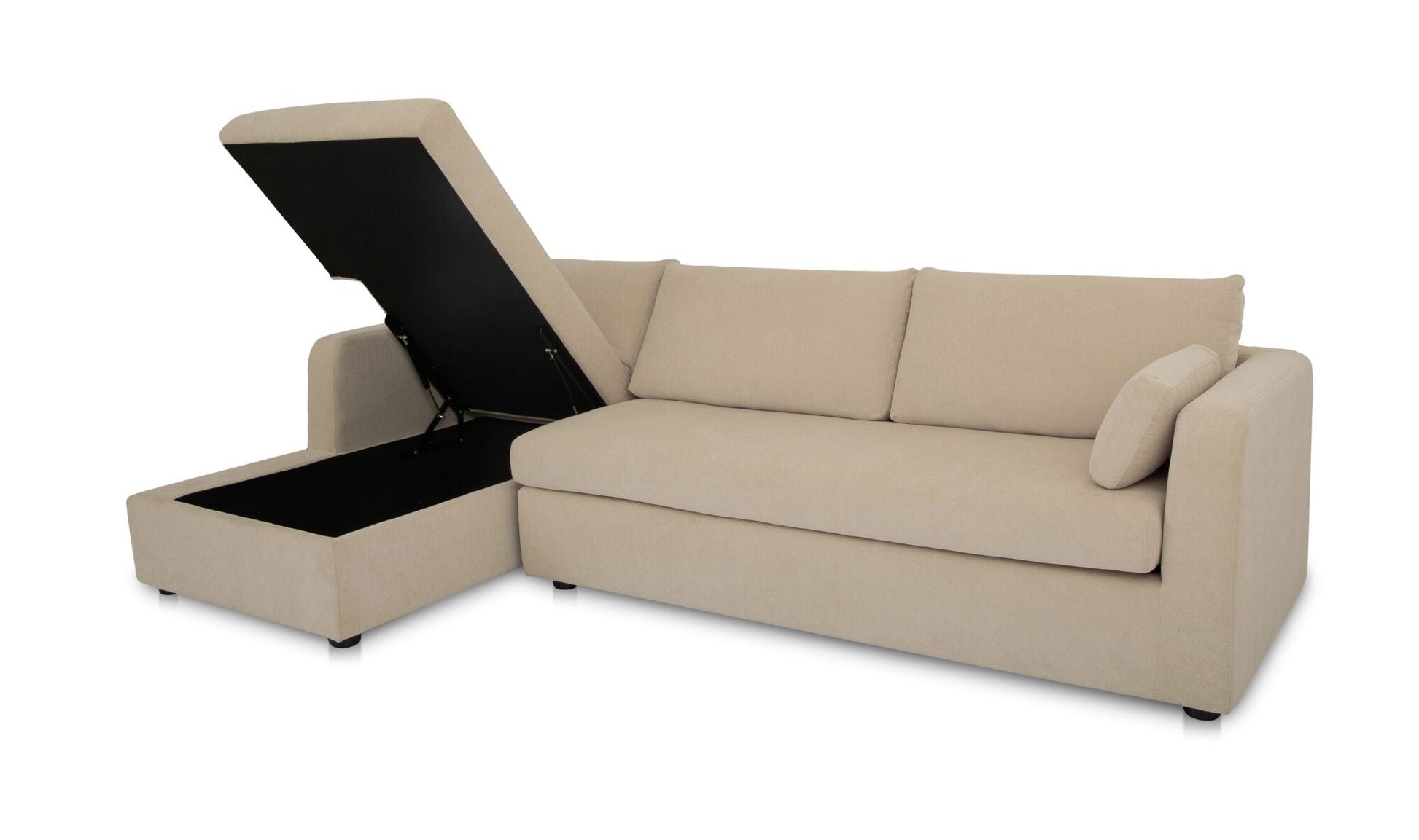 Boulder Sleeper Sectional with Storage Chaise - Altera