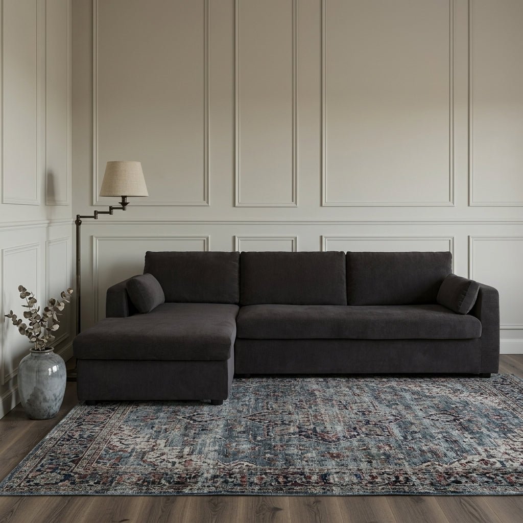 Boulder Sleeper Sectional with Storage Chaise - Altera