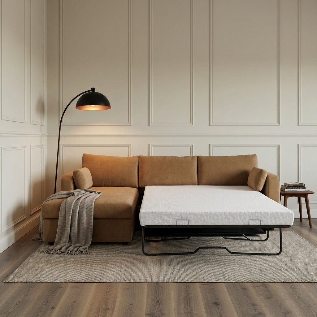 Boulder Sleeper Sectional with Storage Chaise - Altera