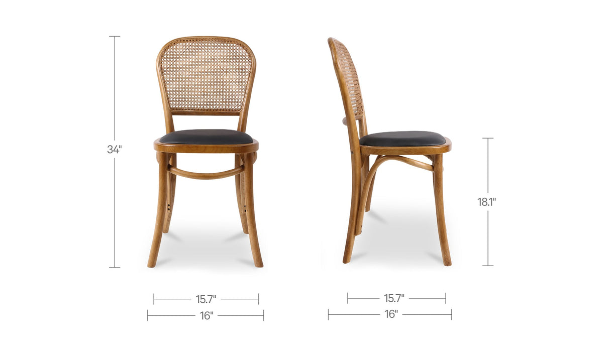 Bowen Dining Chair Light Brown (Set of Two) - Altera