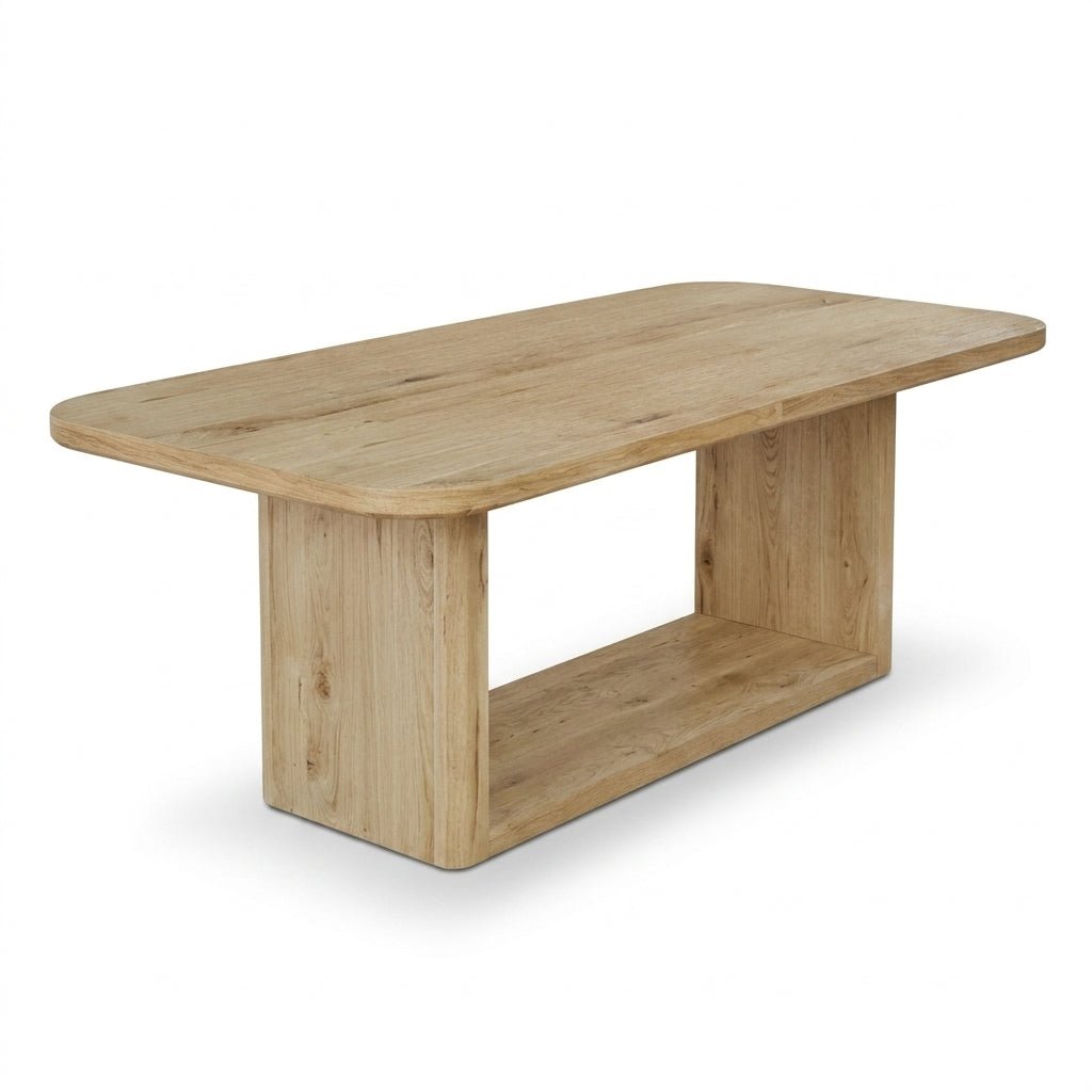 Bramwell Dining Table Rustic Oak - Altera