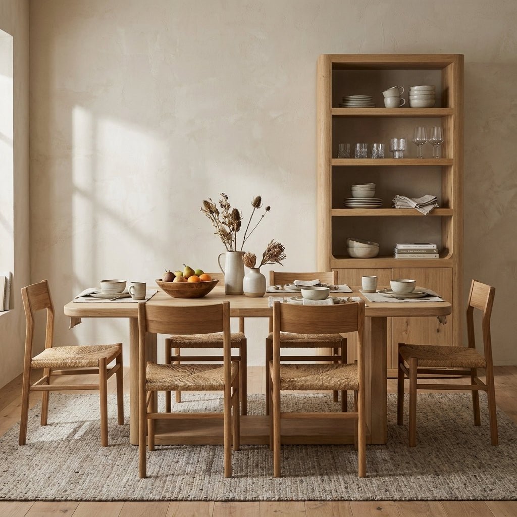 Bramwell Dining Table Rustic Oak - Altera