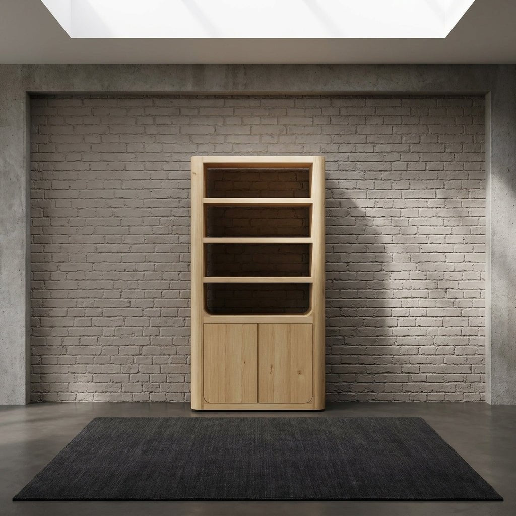 Bramwell Tall Cabinet Rustic Oak - Altera