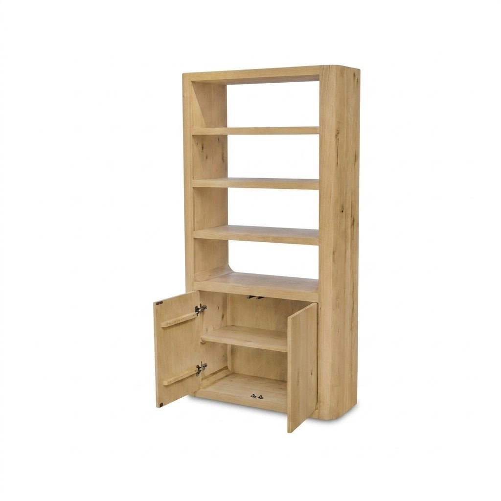 Bramwell Tall Cabinet Rustic Oak - Altera