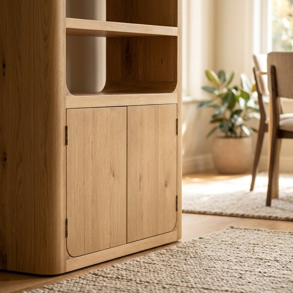 Bramwell Tall Cabinet Rustic Oak - Altera