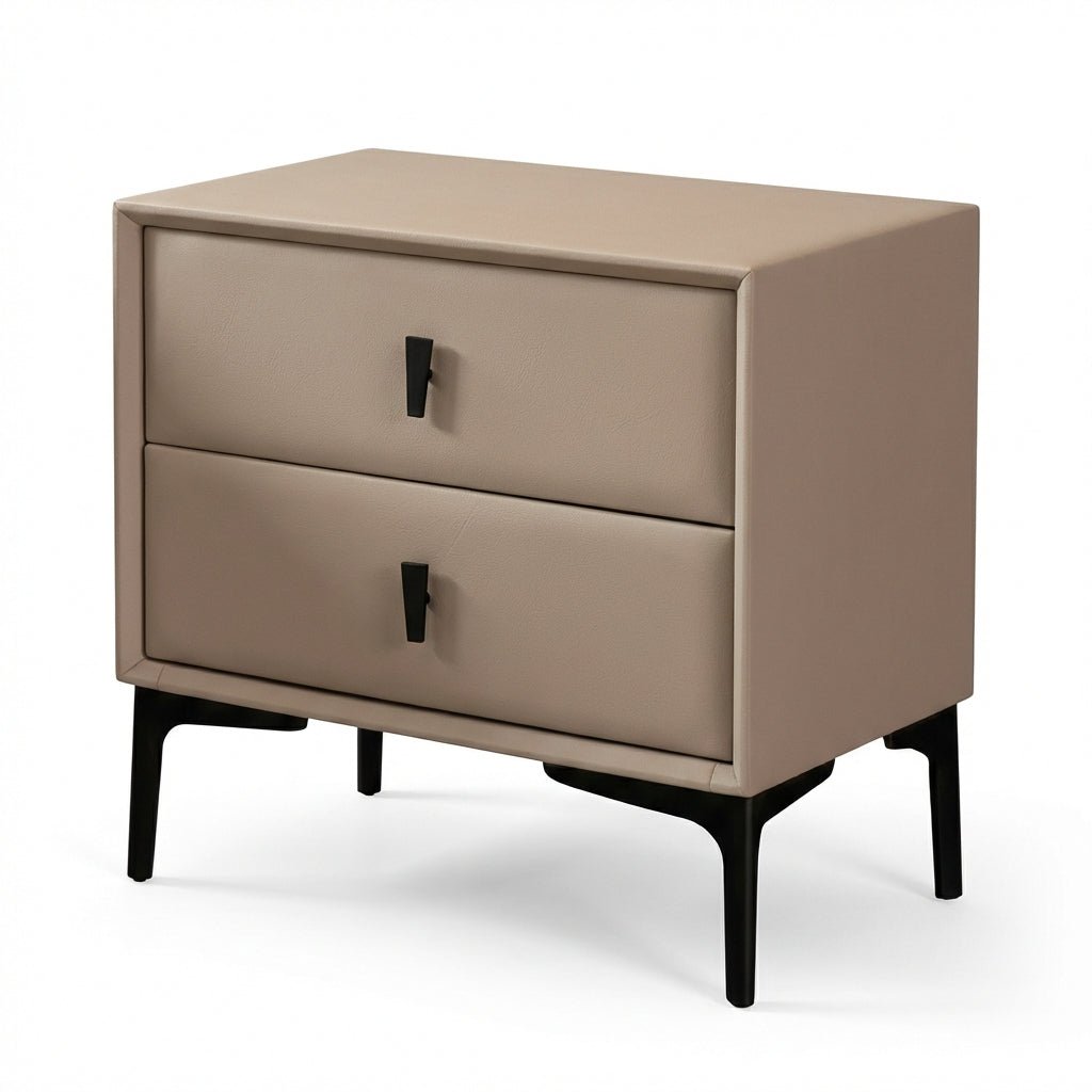 Brașov Two - Drawer Nightstand in Beige - Altera
