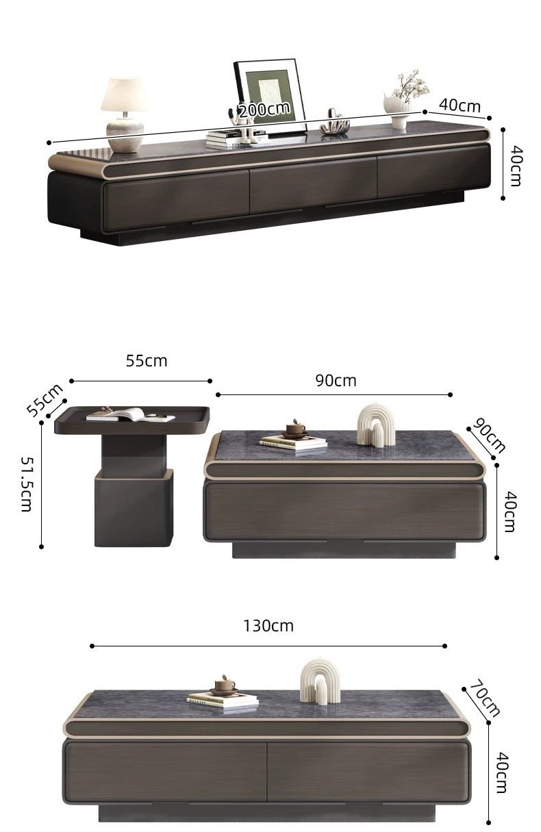 Brescia TV Stand & Coffee Table - Altera
