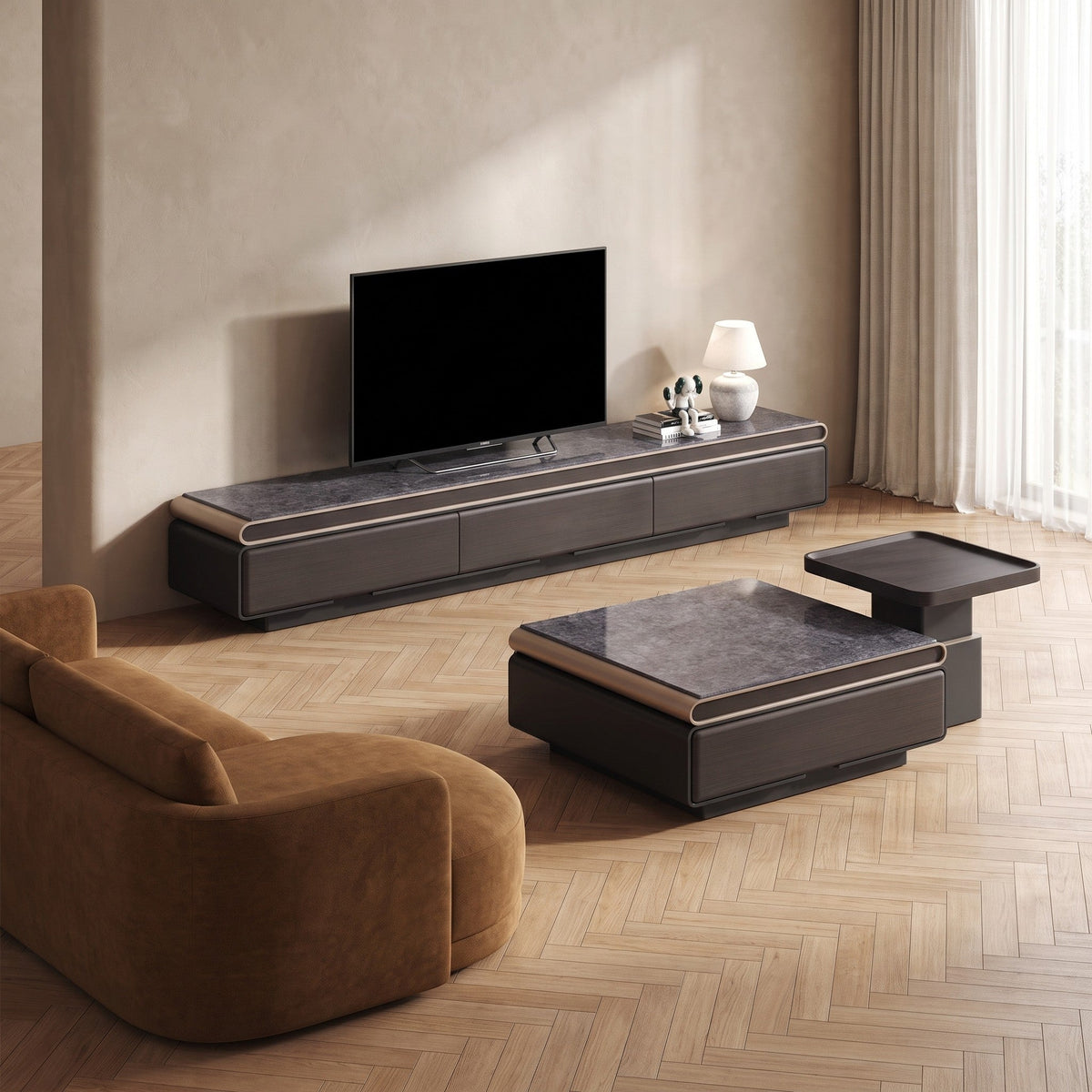 Brescia TV Stand & Coffee Table - Altera