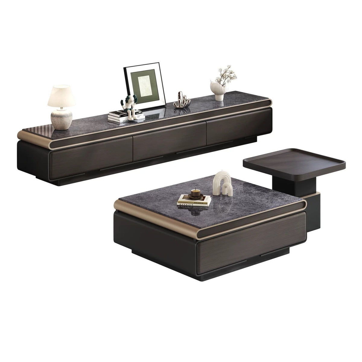 Brescia TV Stand & Coffee Table - Altera