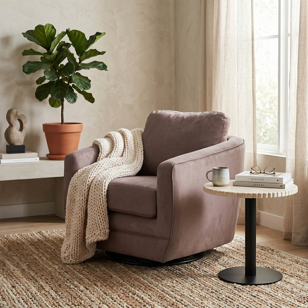 Brindisi Swivel Glider - Altera