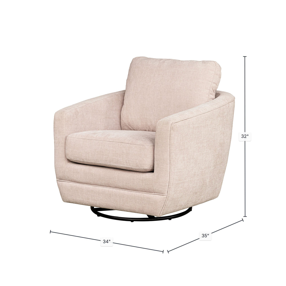 Brindisi Swivel Glider - Altera