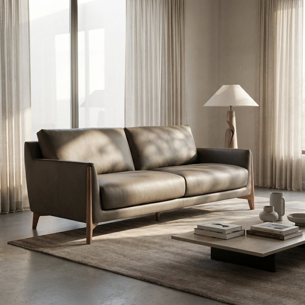 Brookline Leather Sofa - Altera