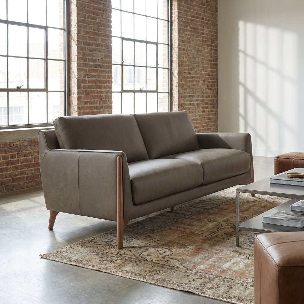 Brookline Leather Sofa - Altera