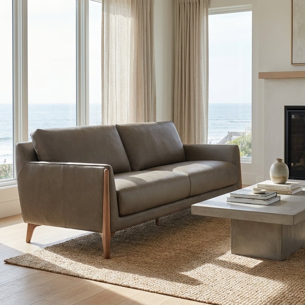 Brookline Leather Sofa - Altera