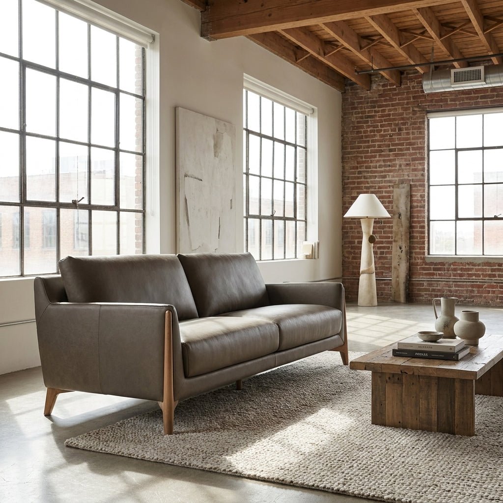 Brookline Leather Sofa - Altera