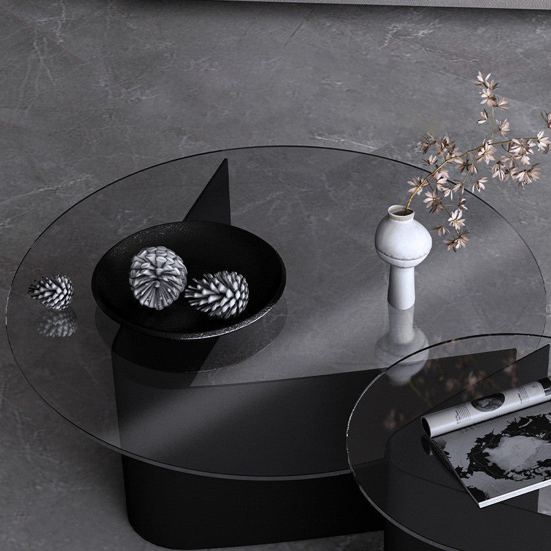 BT45 Glass V - Leg Coffee Table Set - Altera