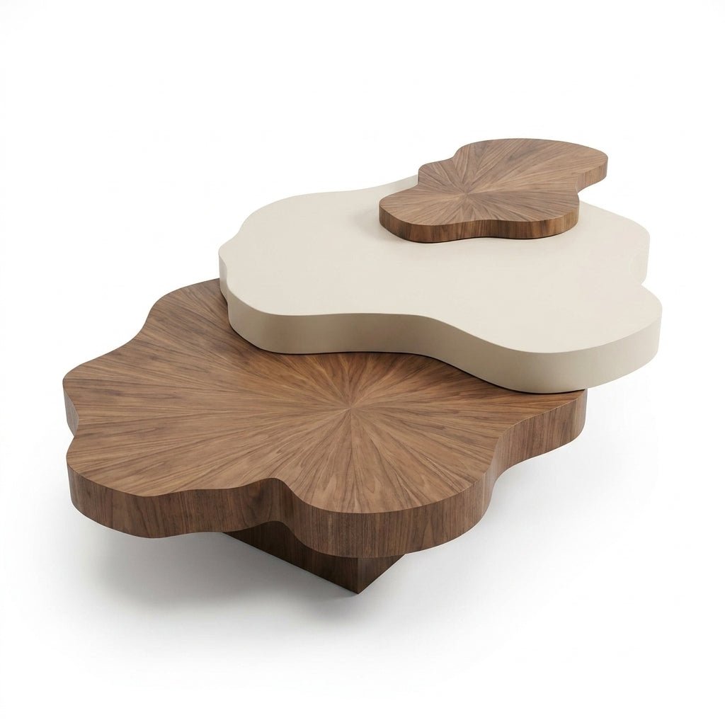 BT70 Nordic 3-Tier Modern Coffee Table Set - Altera