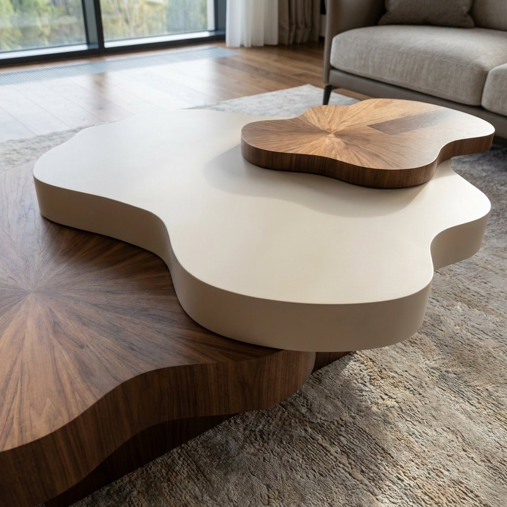 BT70 Nordic 3-Tier Modern Coffee Table Set - Altera
