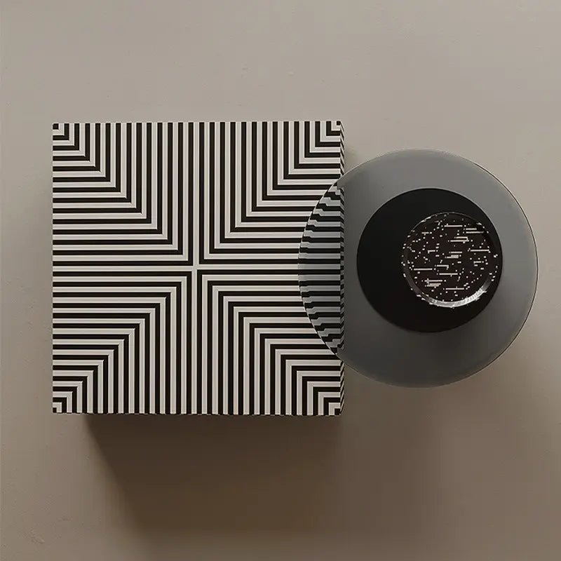 BT85 Modern Piano Stripe Nested Coffee Table Set with Storage - Altera