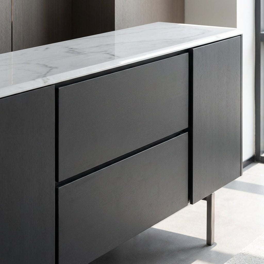 Calacatta Marble Top Credenza - Altera