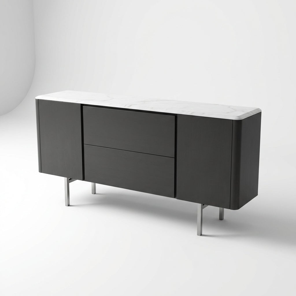 Calacatta Marble Top Credenza - Altera