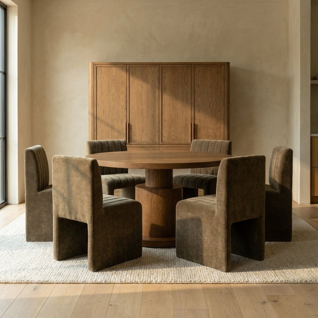 Callen Oak Dining Set - Altera