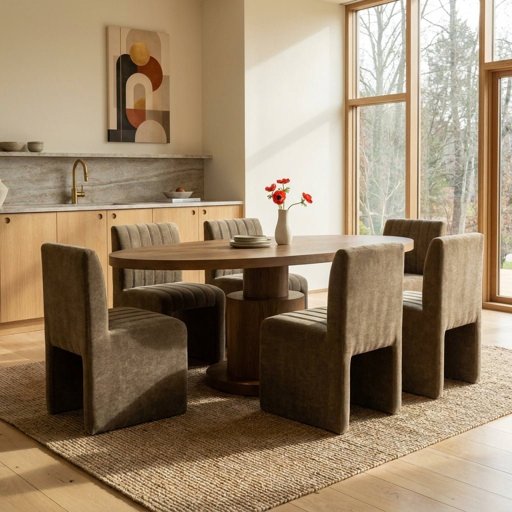 Callen Oak Dining Set - Altera