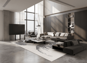 Calligraphy Brushstroke Modern Carpet