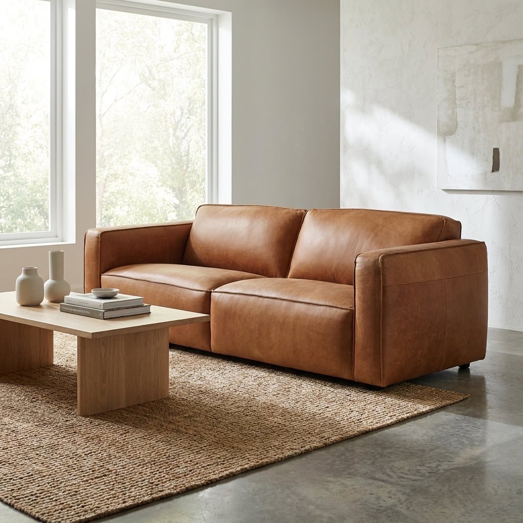 Carlisle Leather Sofa - Altera