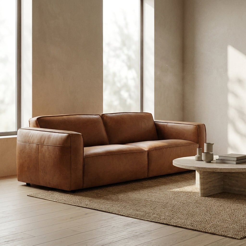 Carlisle Leather Sofa - Altera