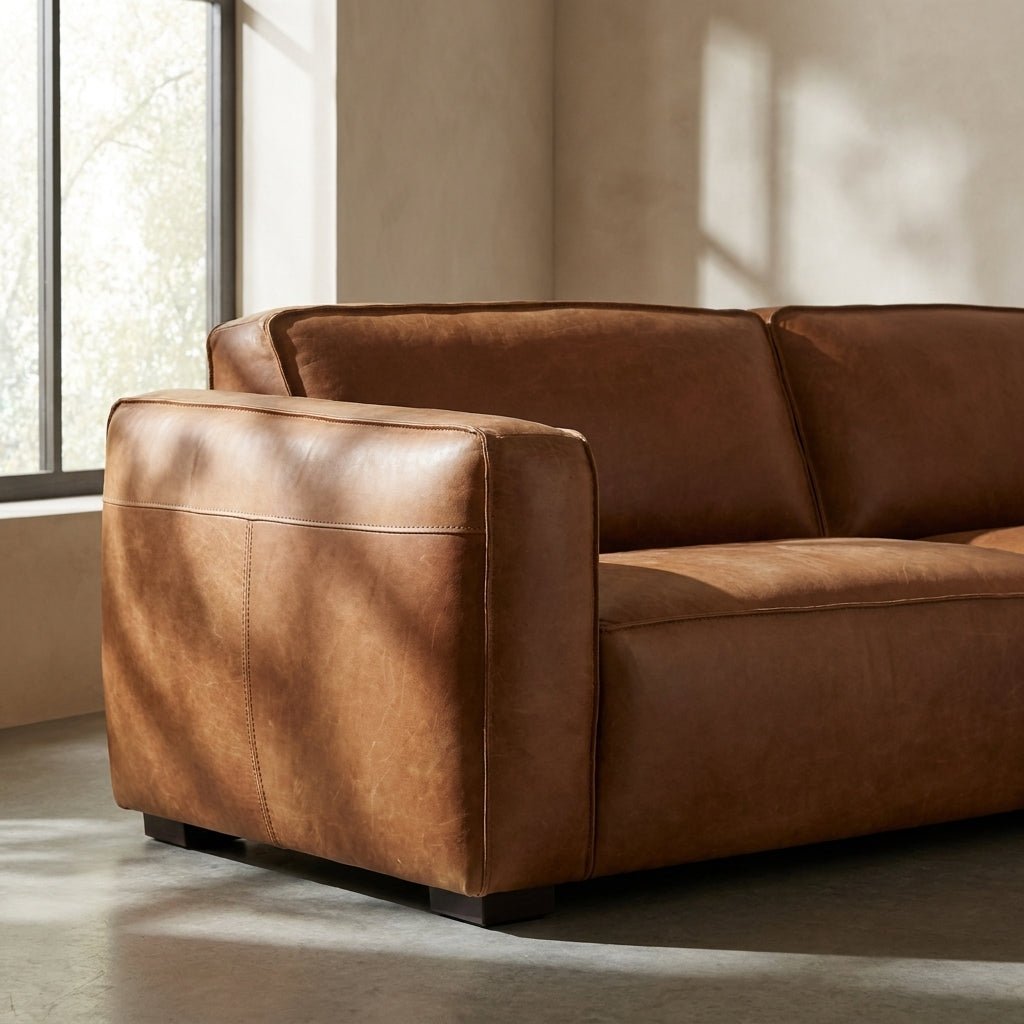 Carlisle Leather Sofa - Altera