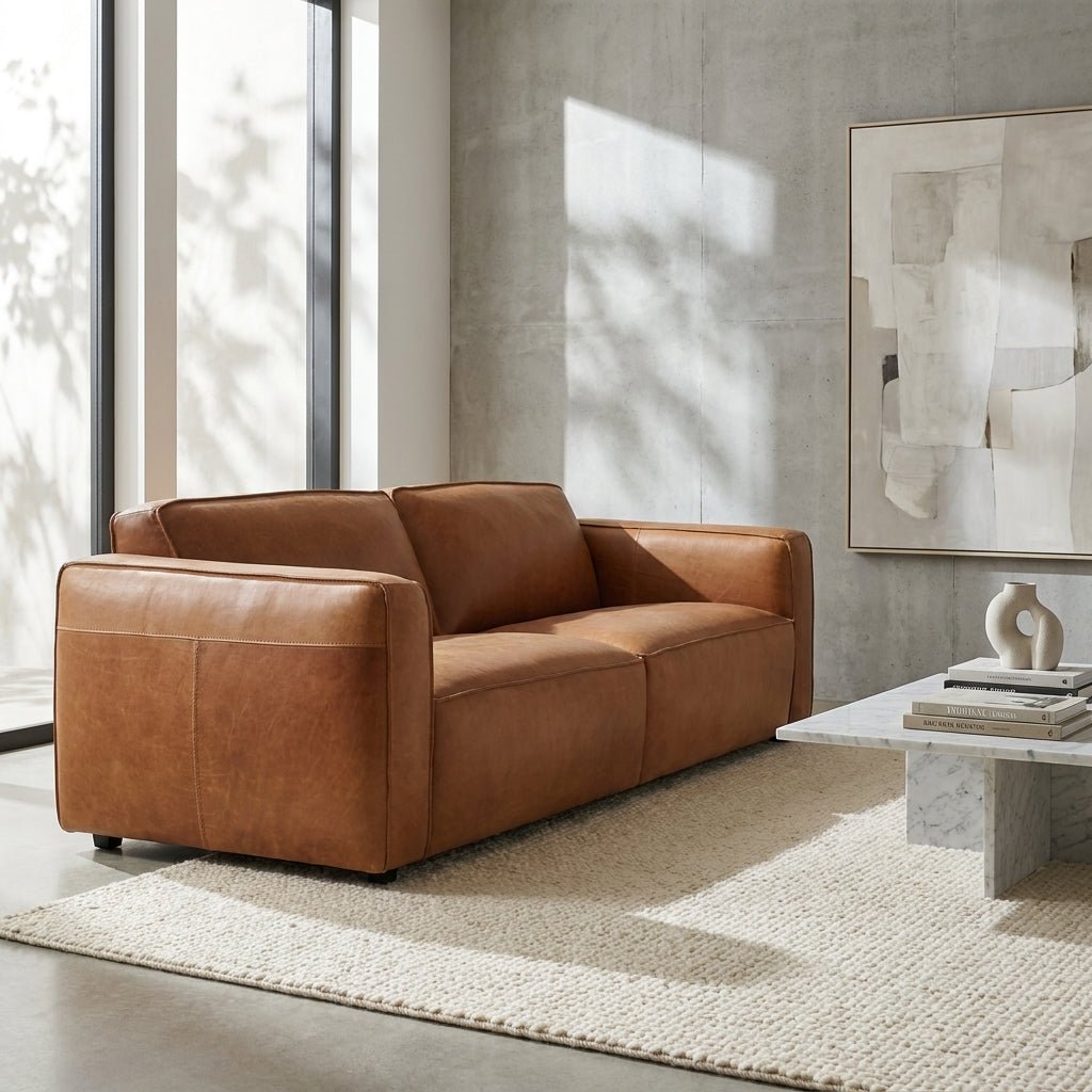 Carlisle Leather Sofa - Altera