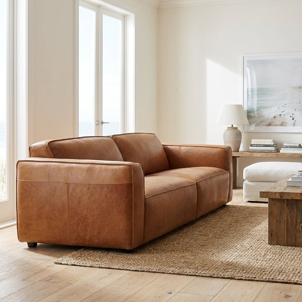 Carlisle Leather Sofa - Altera