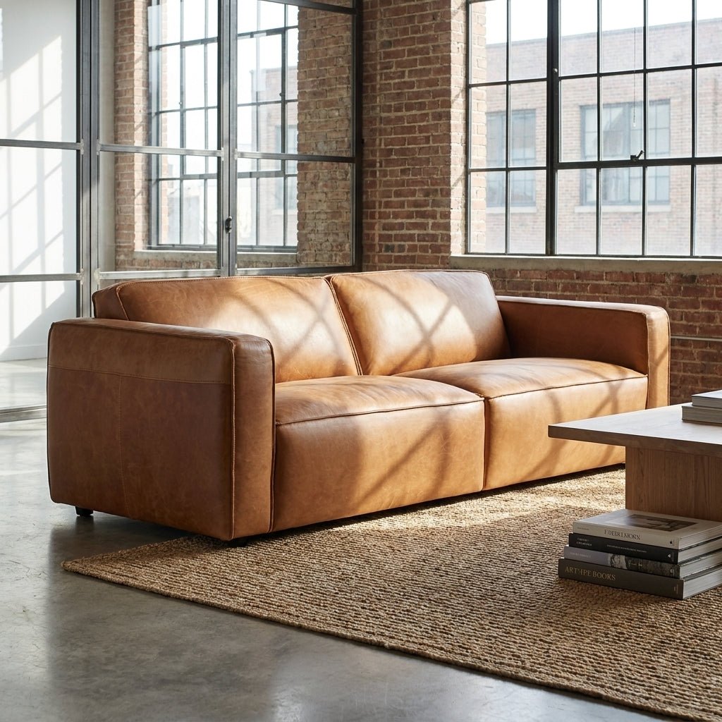 Carlisle Leather Sofa - Altera