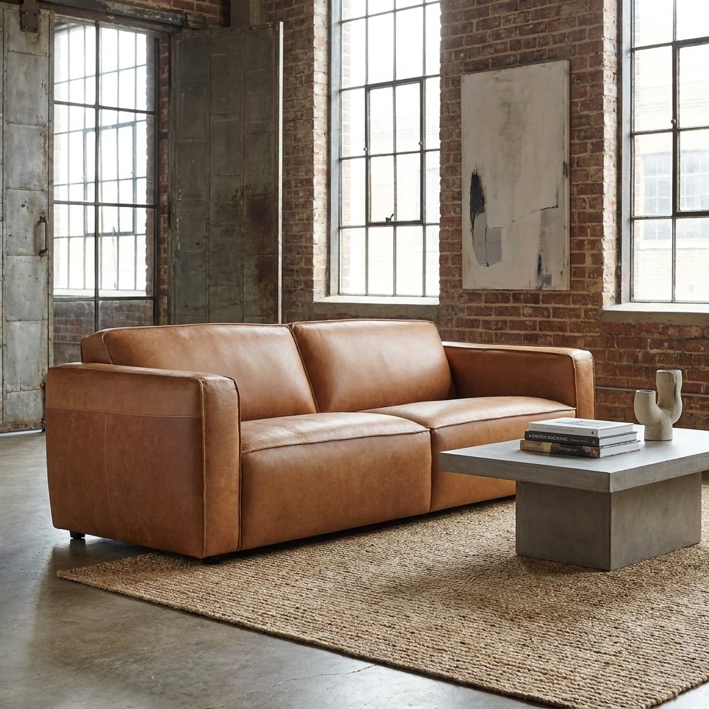Carlisle Leather Sofa - Altera