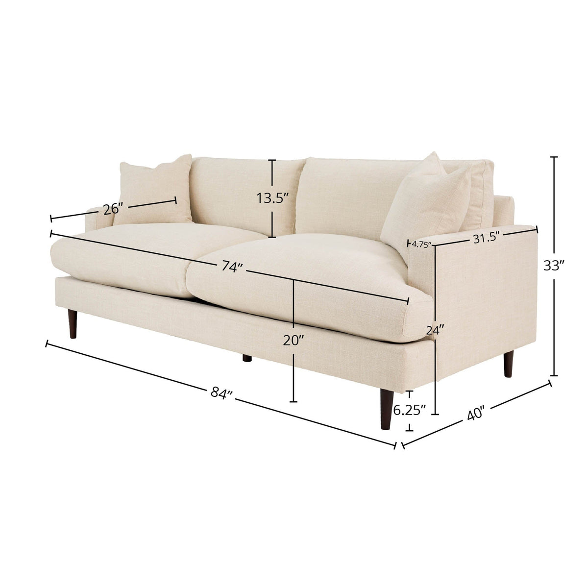 Carmel Sofa and Club Chair Set - Altera