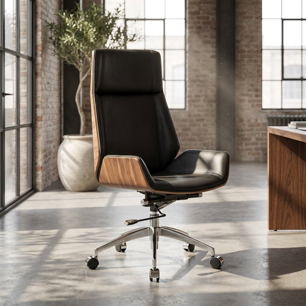 Cartagena Premium Two-Tone Leather Office Chair - Altera