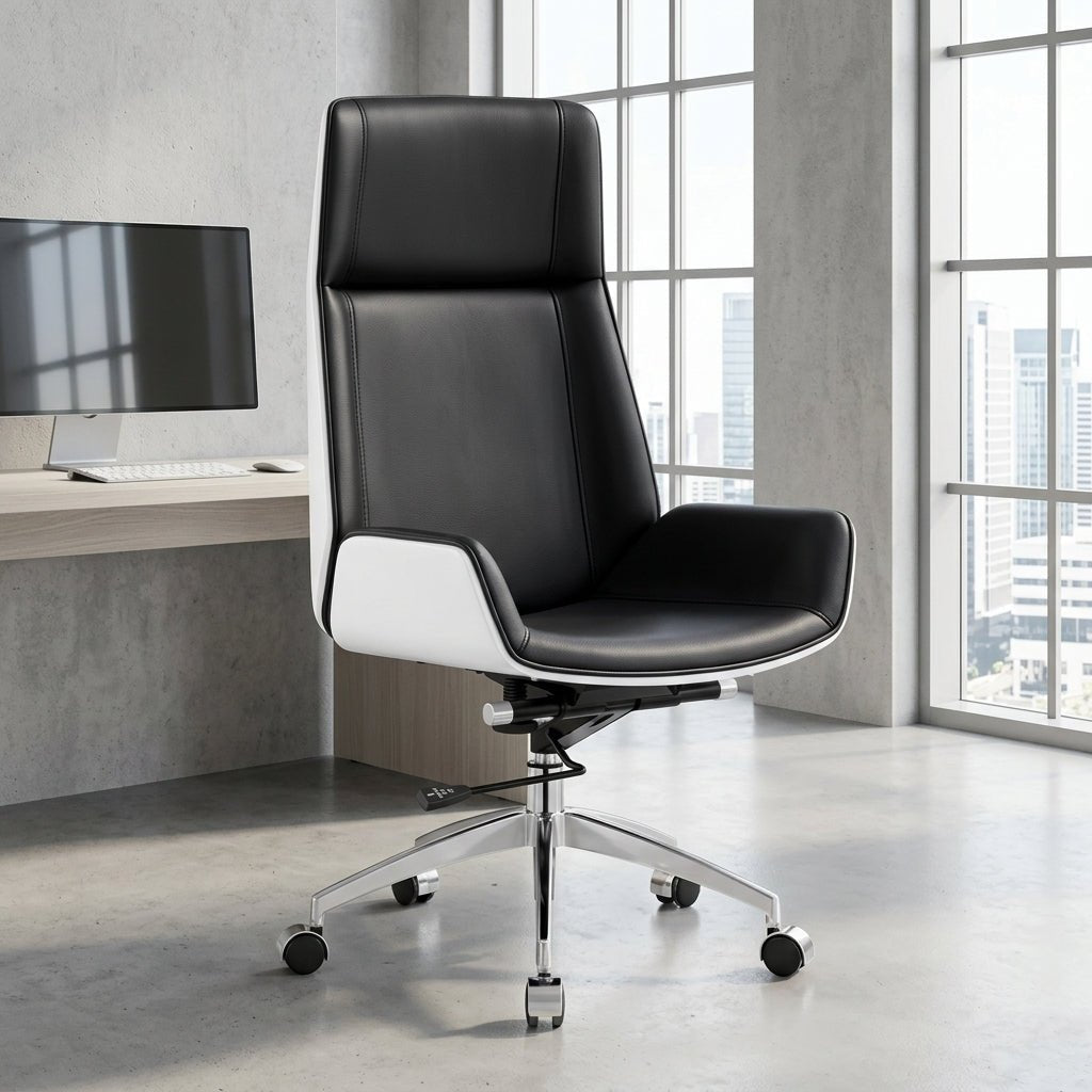 Cartagena Premium Two-Tone Leather Office Chair - Altera