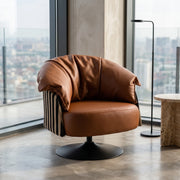 Cassis Swivel Barrel Chair in a room - Altera