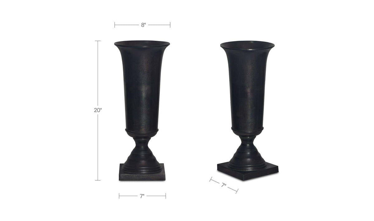 Castres Cast Aluminum Vase - Altera