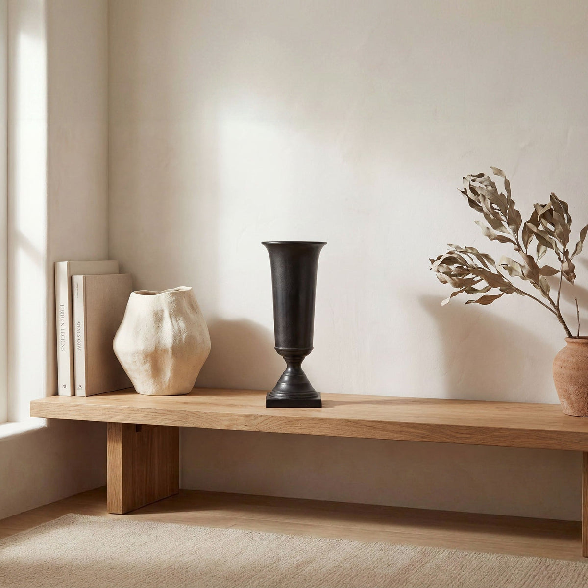Castres Cast Aluminum Vase - Altera