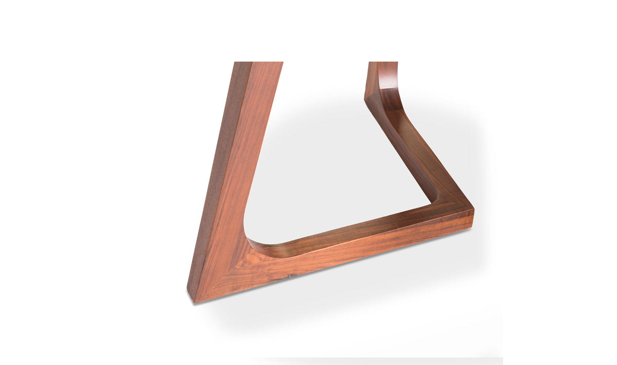 Gisborne Dining Table in Walnut, solid american walnut detail, view 7