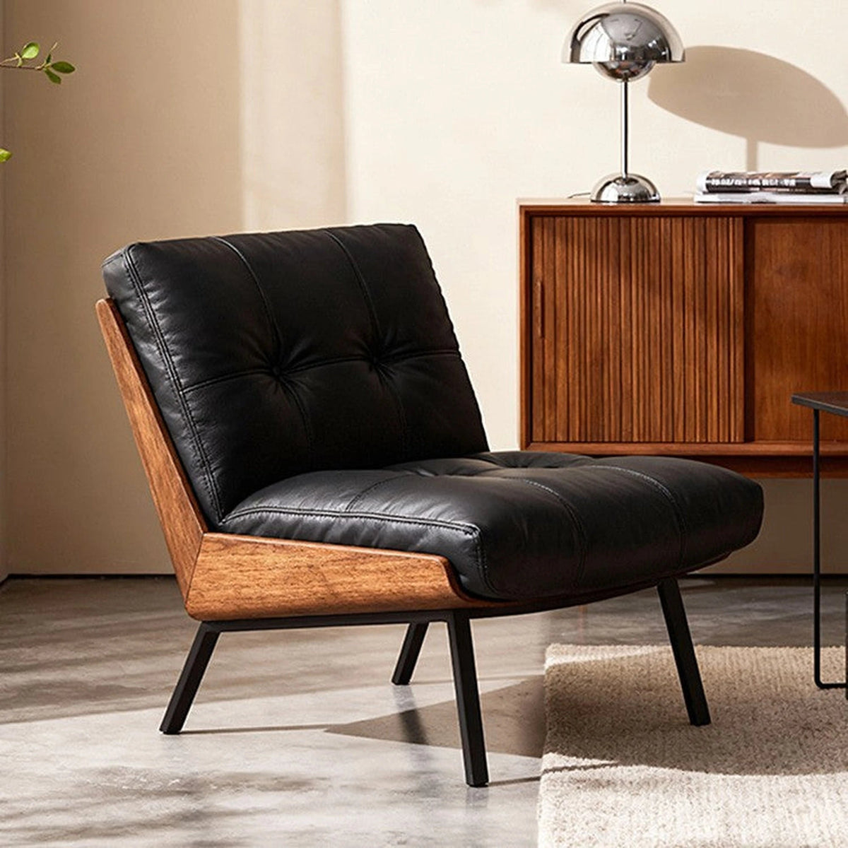 Cesena Leather Lounge Chair - Altera
