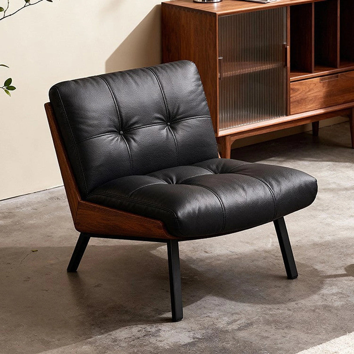 Cesena Leather Lounge Chair - Altera